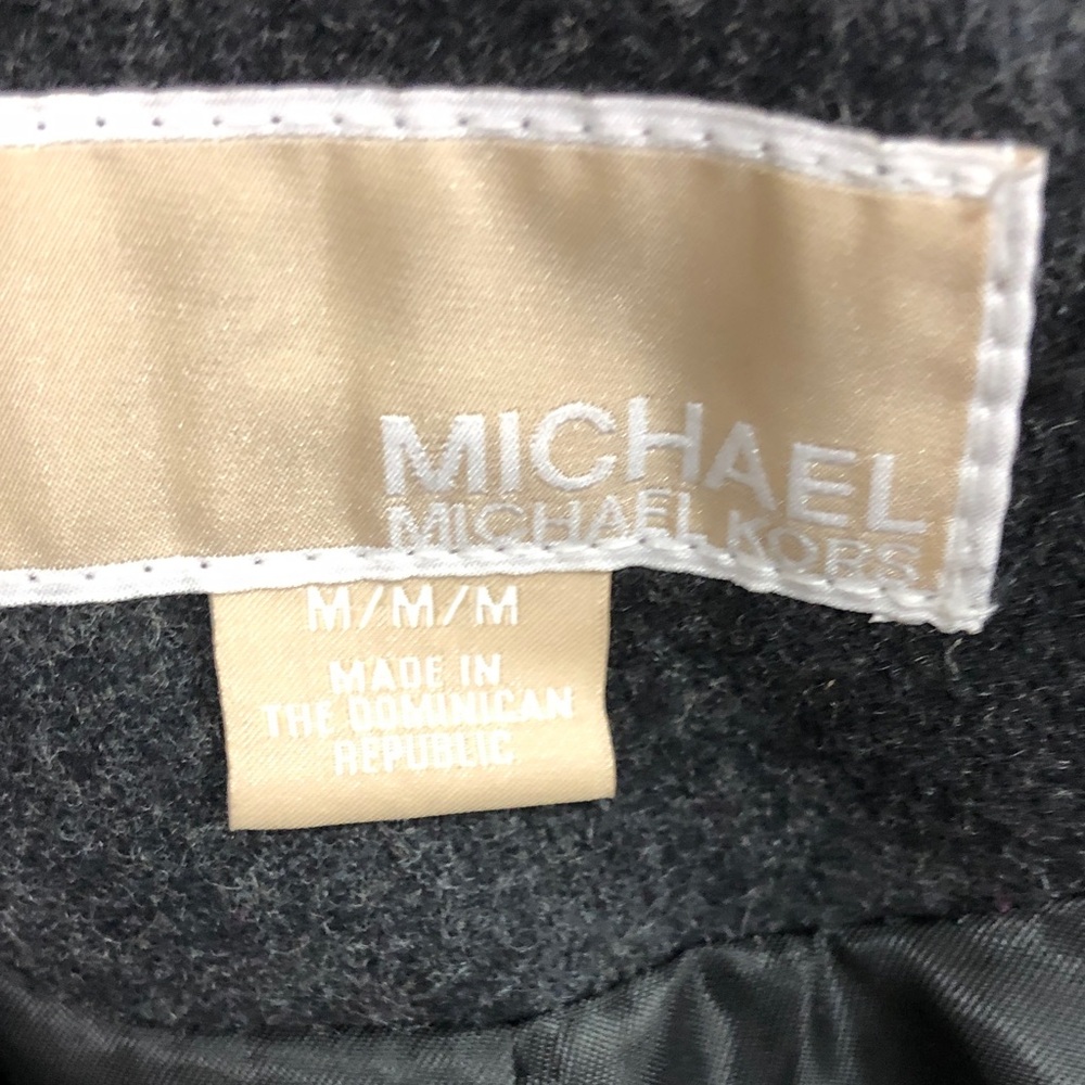 Michael Kors Charcoal Wool Coat - Picture 2 of 10